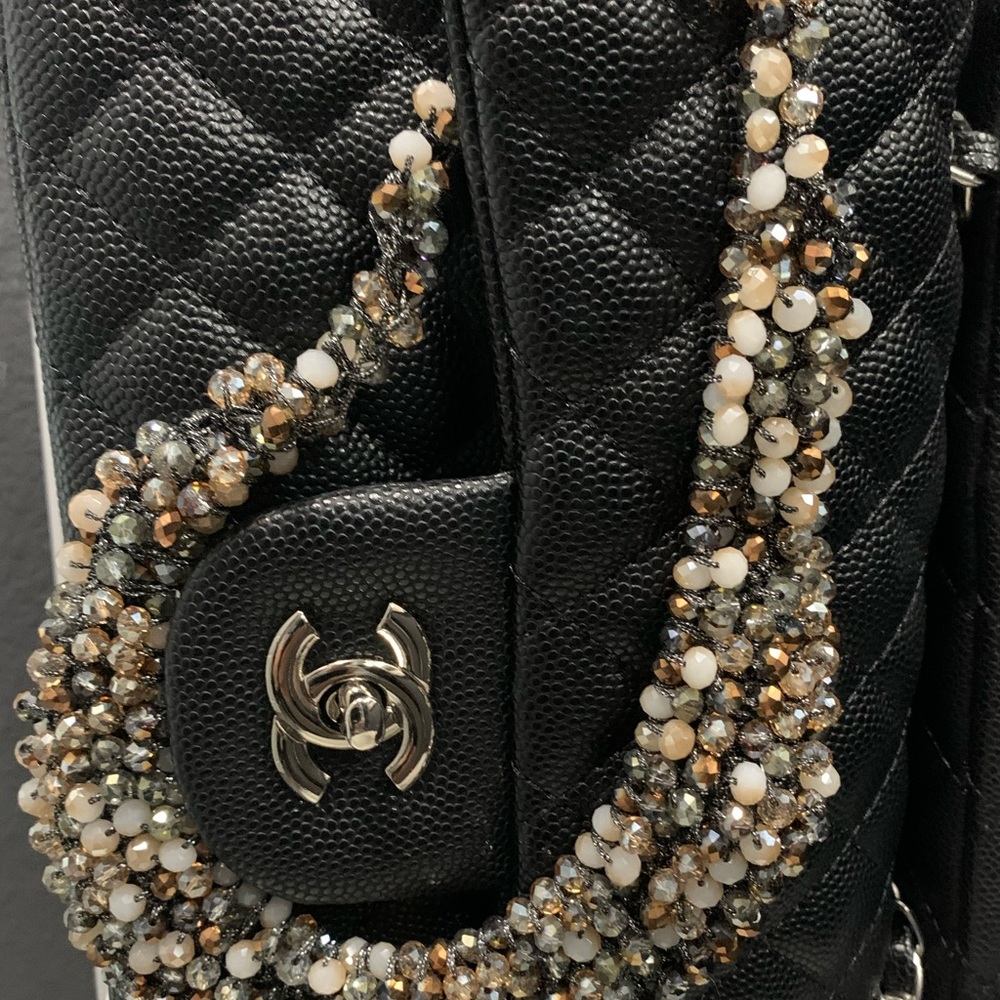 Crystal bead necklace gorgeous magnetic clasp